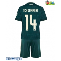 Real Madrid Aurelien Tchouameni #14 Bortedraktsett Barn 2026-27 Kortermet (+ Korte bukser)